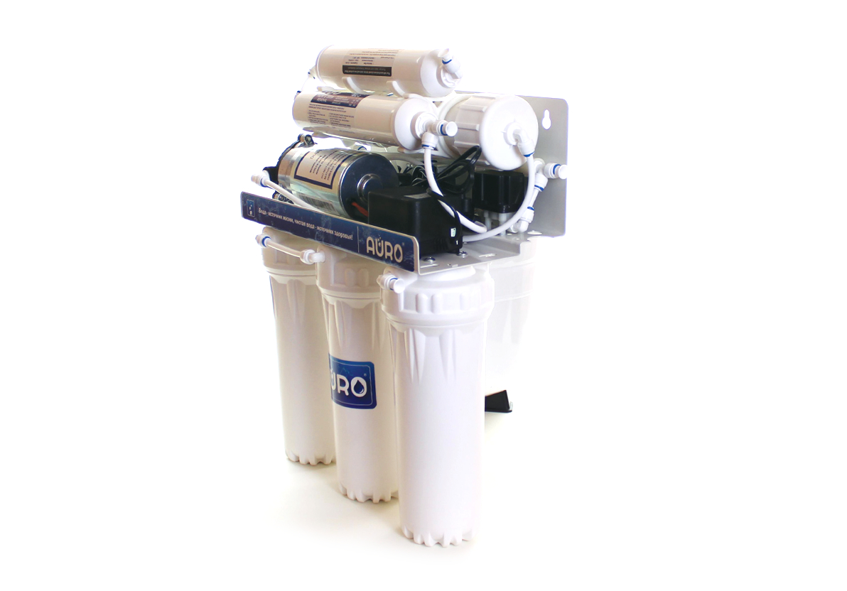 Система зворотного осмосу з помпою і мінералізатором AURO-506P-JG фото №3