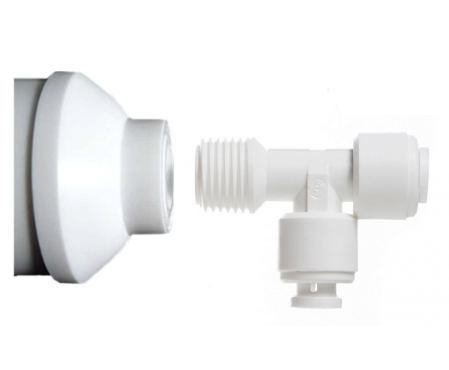 Трійник 7544К (1/4"ЗР-1/4"JG-1/4"JG) для систем зворотного осмосу фото №4